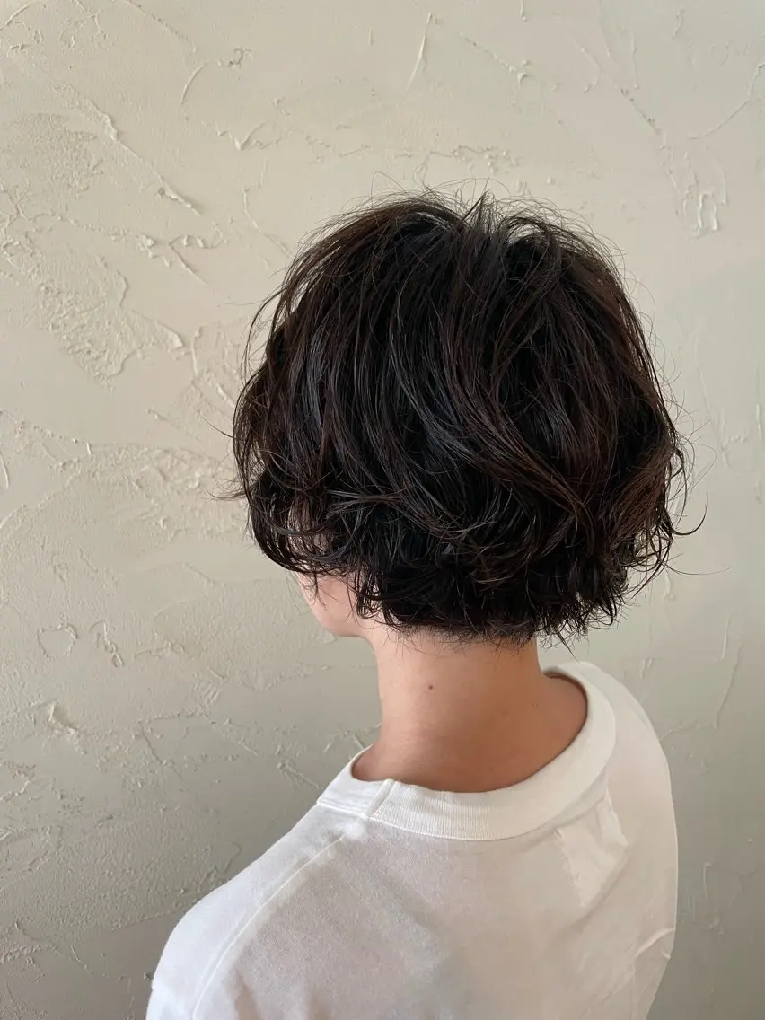 カット+パーマ+グローバルミルボントリートメント【ご新規様ミルボンTR¥0】の写真