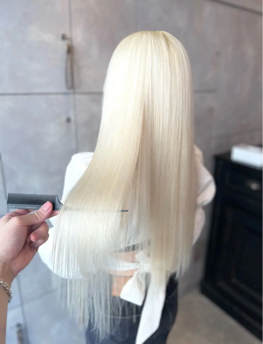 ロング カラー 🎀ハイトーン・艶 カラー HANA🎀のヘアスタイル