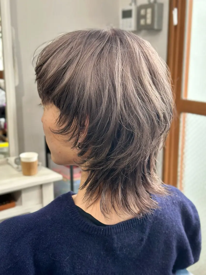 カラー メンズ ベージュカラー 透明感カラー ホワイトベージュ ヘアカラー Snalyメンズ特化 スエハラのヘアスタイル