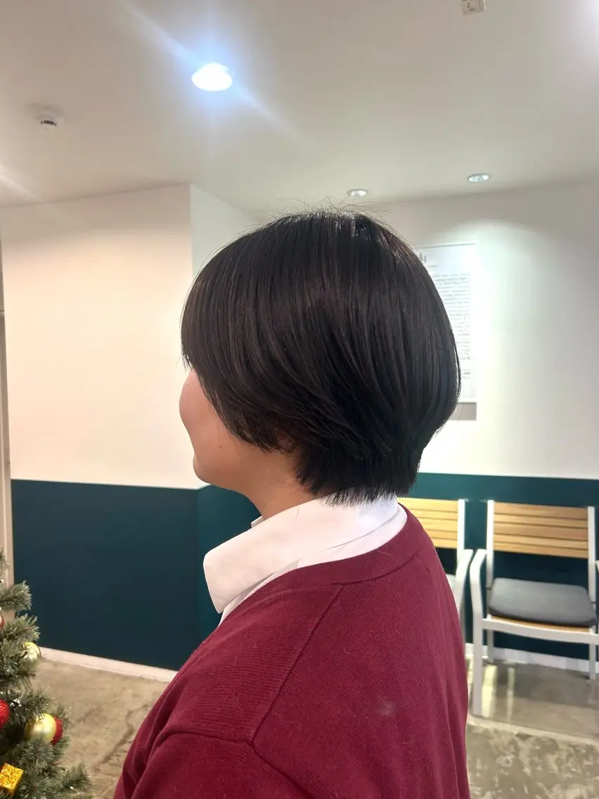 ショート 丸みショート ショートヘア 大川 麻尋のヘアスタイル