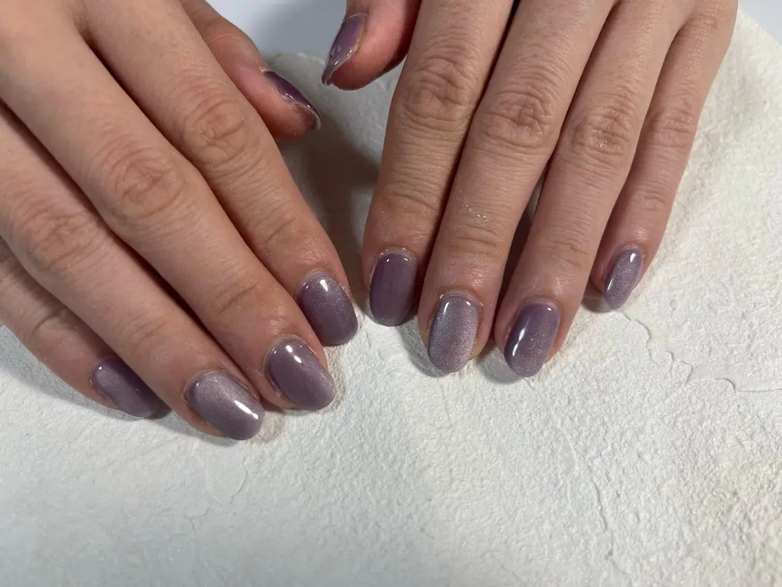 ネイル オーロラネイル フットネイル フレンチネイル ジェルネイル 韓国ネイル ハンドネイル kiki nail たまプラーザのネイルデザイン