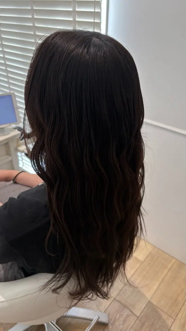 ロング カット 似合わせ 顔周りYUUGAのヘアスタイル
