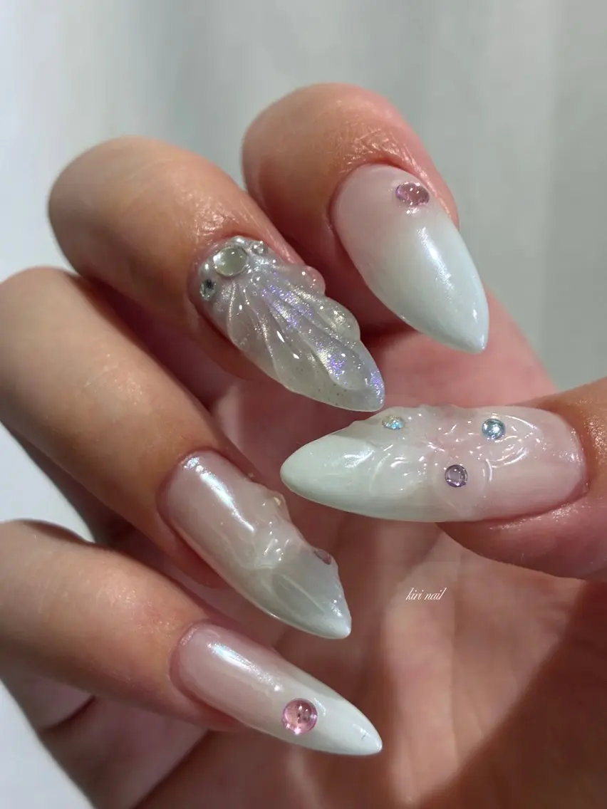 ネイル アートネイル フラワーネイル 持ち込み ハンドネイル kiri nail キリネイルのネイルデザイン