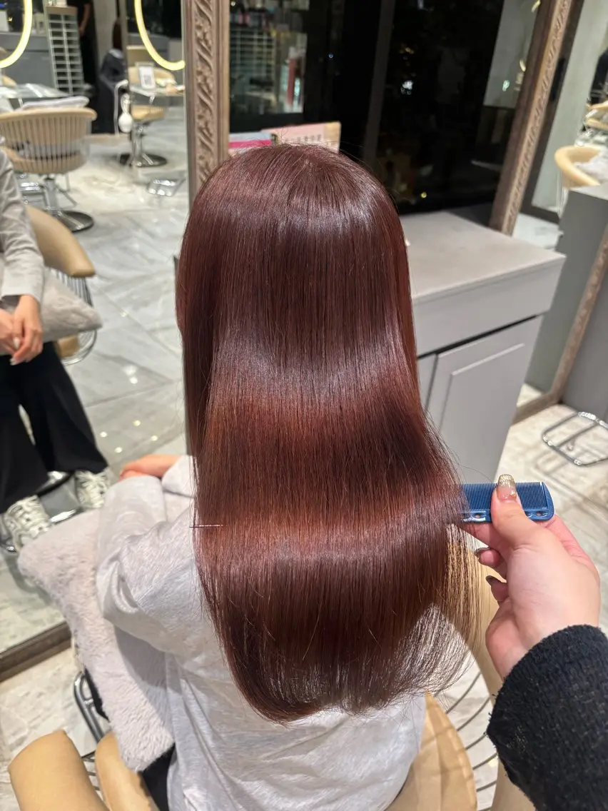 セミロング ヘアカラー 透明感Wカラー 髪質改善/AYARIのヘアスタイル