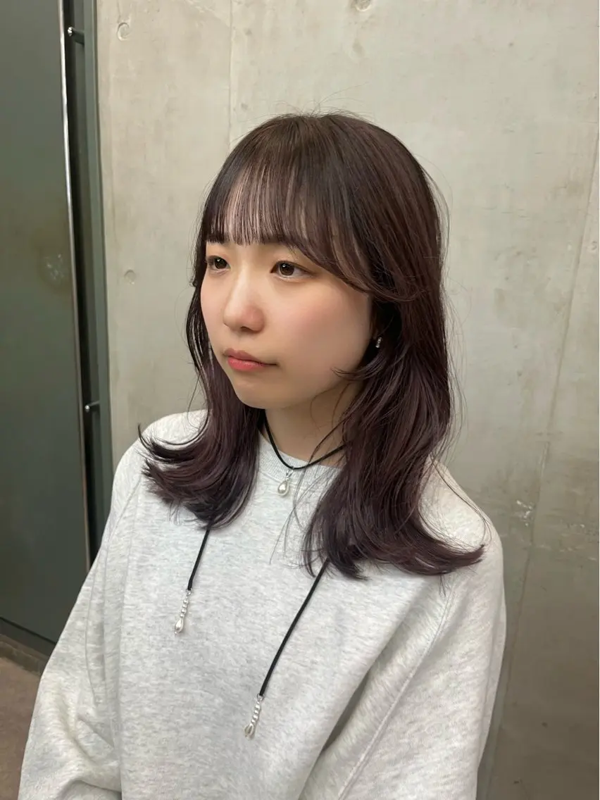セミロング カラー ベージュカラー ブリーチ ケアブリーチ 透明感カラー ダブルカラー 🤎𝐌𝐚𝐨⌇ お悩み解決美容師🤎のヘアスタイル