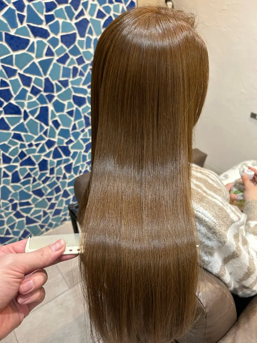 ロング カラー トリートメント カット ヘアカラー トリートメント 山本 マサキのヘアスタイル