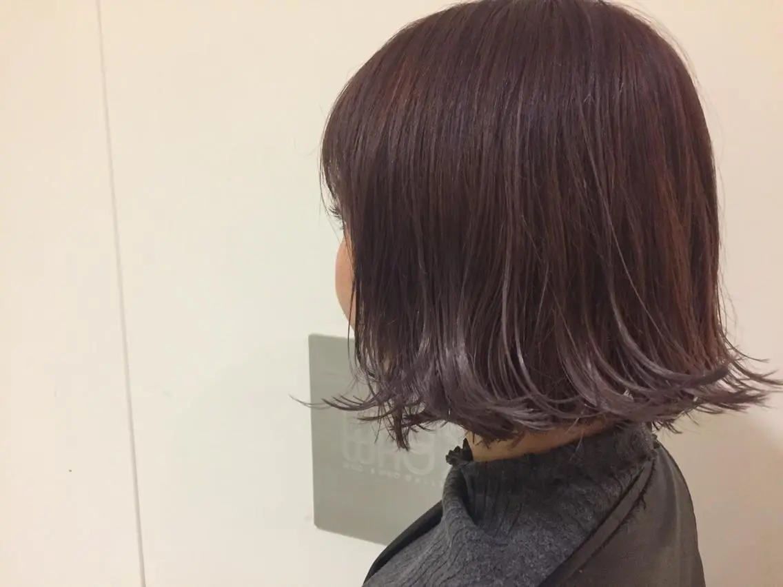 ショート カラー ベージュカラー イルミナカラー ピンクカラー ピンクベージュ 三軒茶屋/髪質改善 やまなかのヘアスタイル