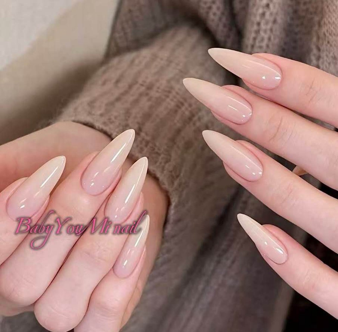 ネイル オーロラネイル チークネイル 成人式 フットネイル フレンチネイル ハンドネイル BabyYouMi nailのネイルデザイン