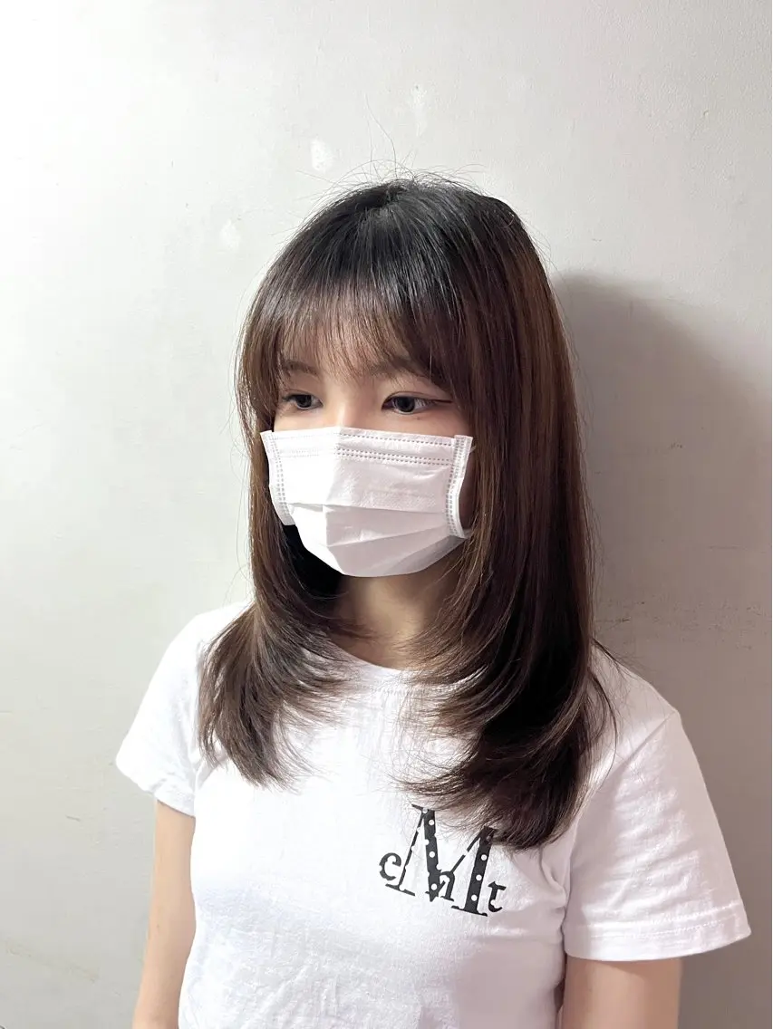 セミロング 横浜/カットモデル/ ボブ/佐藤桃香 🦥のヘアスタイル