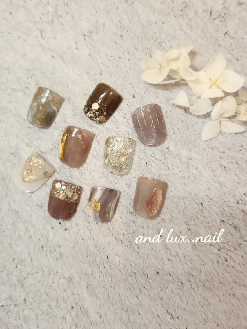 ネイル フットネイル and lux.. nail✽MARIのネイルデザイン