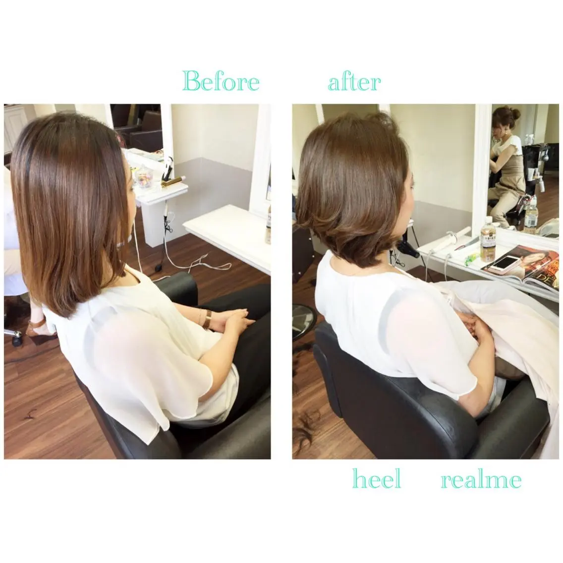 ショート ミディアム セミロング ロング カラー パーマ ヘアアレンジ 前下がりボブ イルミナカラー ボブ 成松 勇治のヘアスタイル