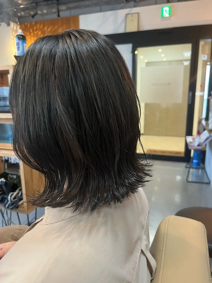 ショート ショートヘア カット ヘアカラー 阪神西宮★JUNO 川﨑温子のヘアスタイル