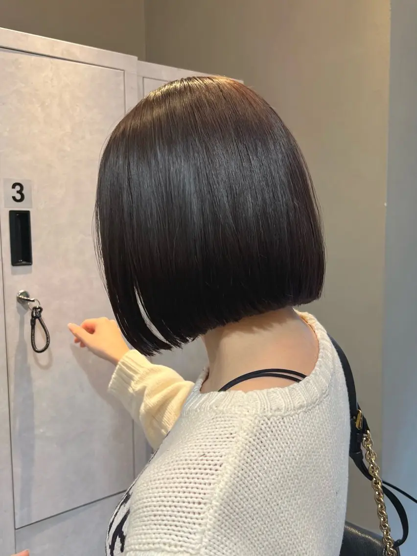 ショート カラー ボブ 神戸ボブ✂️ ioe三宮/田 伸佳のヘアスタイル