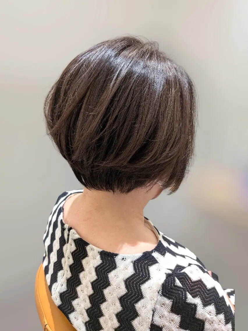 ショート カラー ハイライトカラー ハイライト カット ヘアカラー トリートメント いしかわ ひろきのヘアスタイル