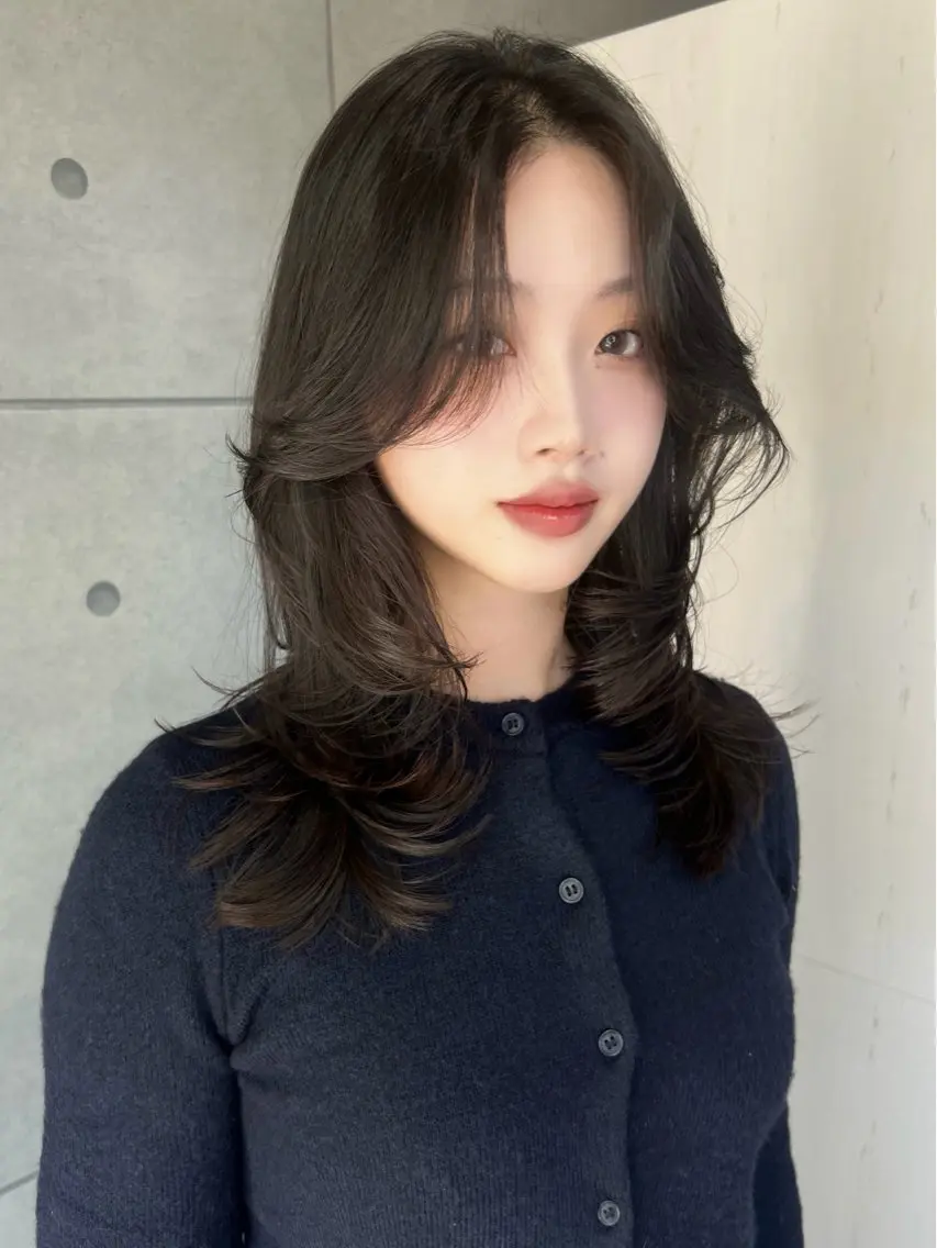 【カット+Aujua 5stepトリートメント✨️】質感UP⬆️カットとトリートメントで手触りを良くしたい方への写真