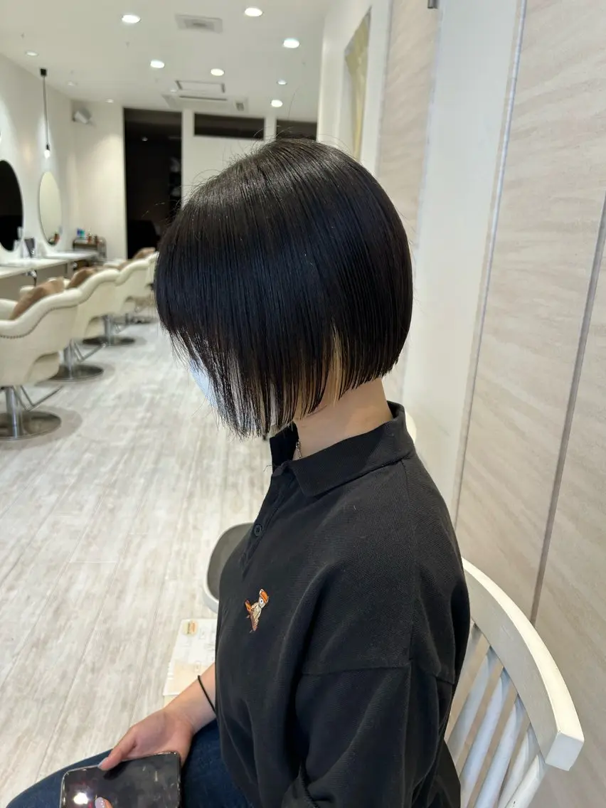 ショート 切りっぱなしボブ ボブ lole. まさきのヘアスタイル