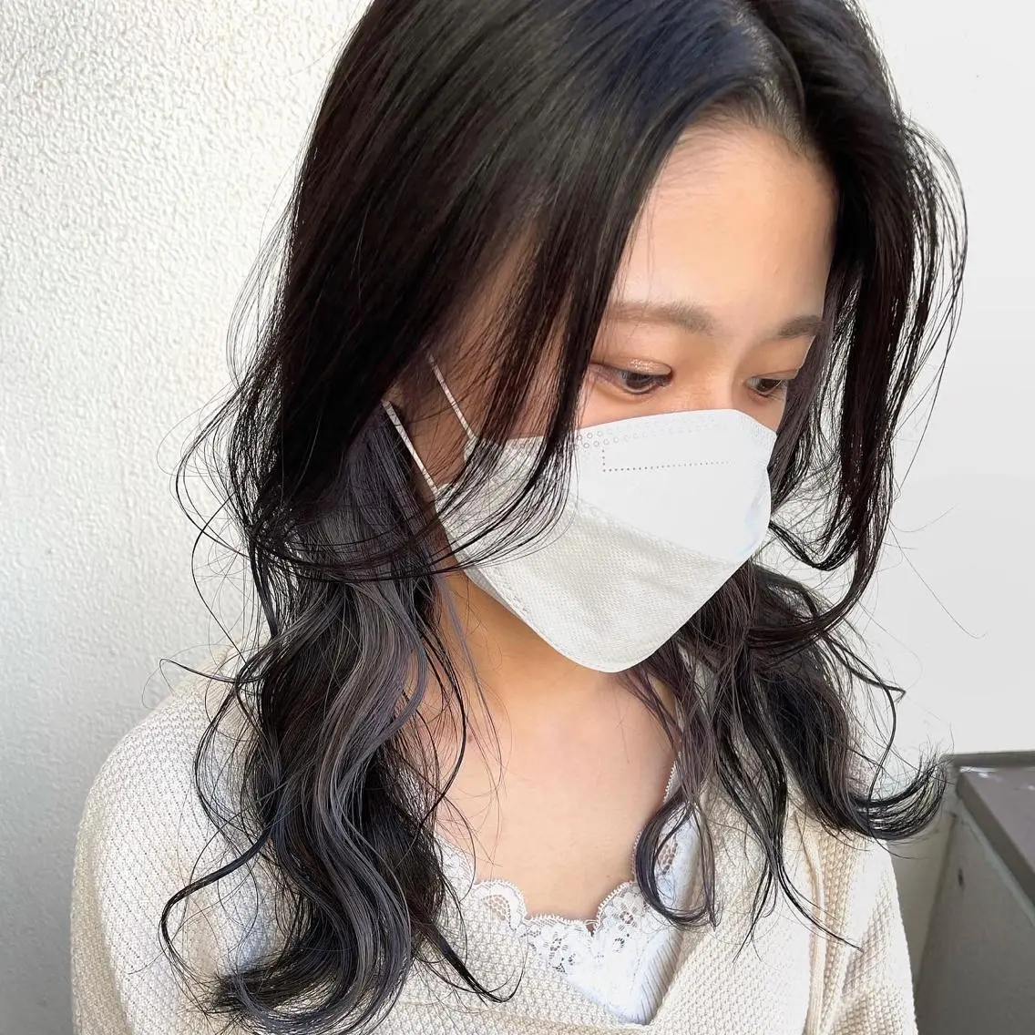 ロング カラー パーマ ヘアアレンジ メンズ キッズ ネイル マツエク・マツパ アイブロウ メンズブリーチ ブリーチ 透明感カラー・レイヤ ー🎀amika🎀のヘアスタイル
