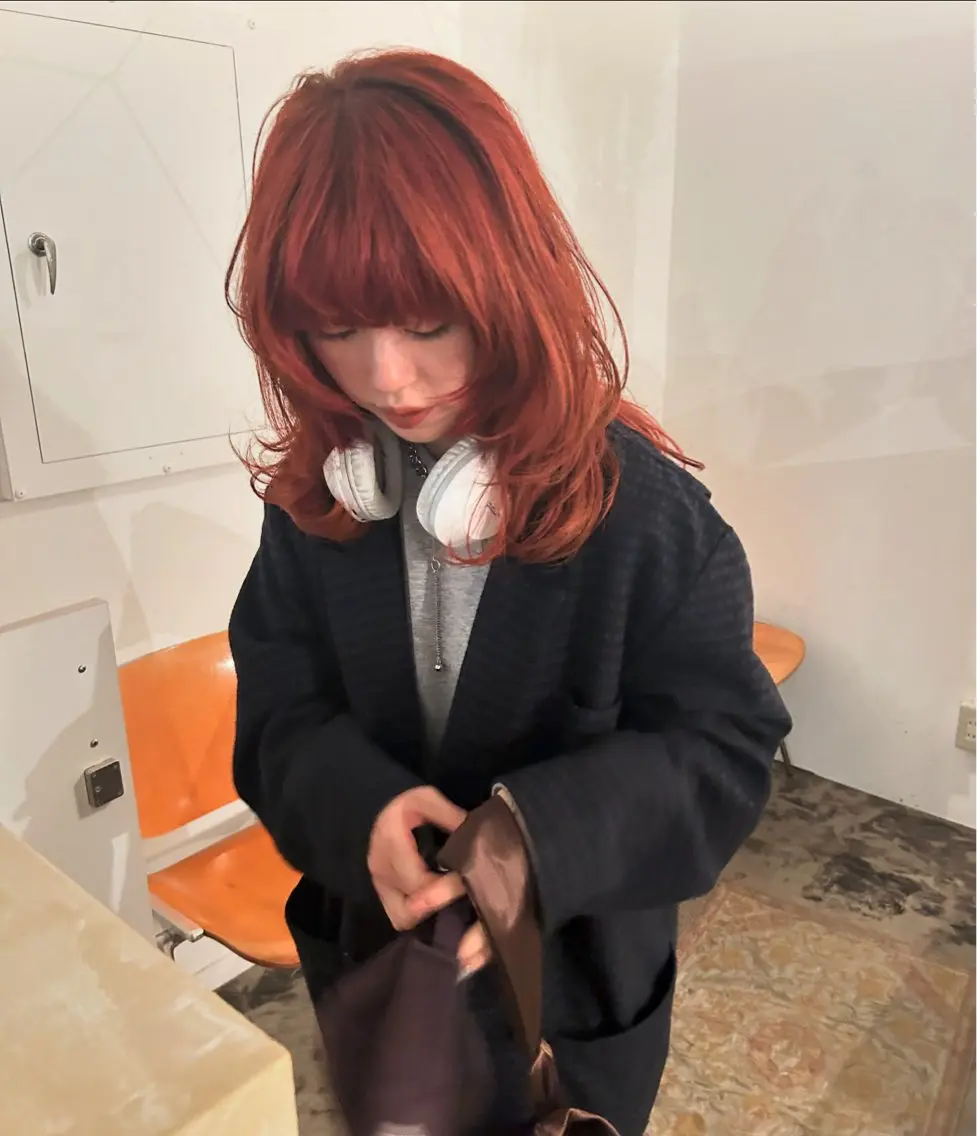ロング カラー 原 瑞希のヘアスタイル