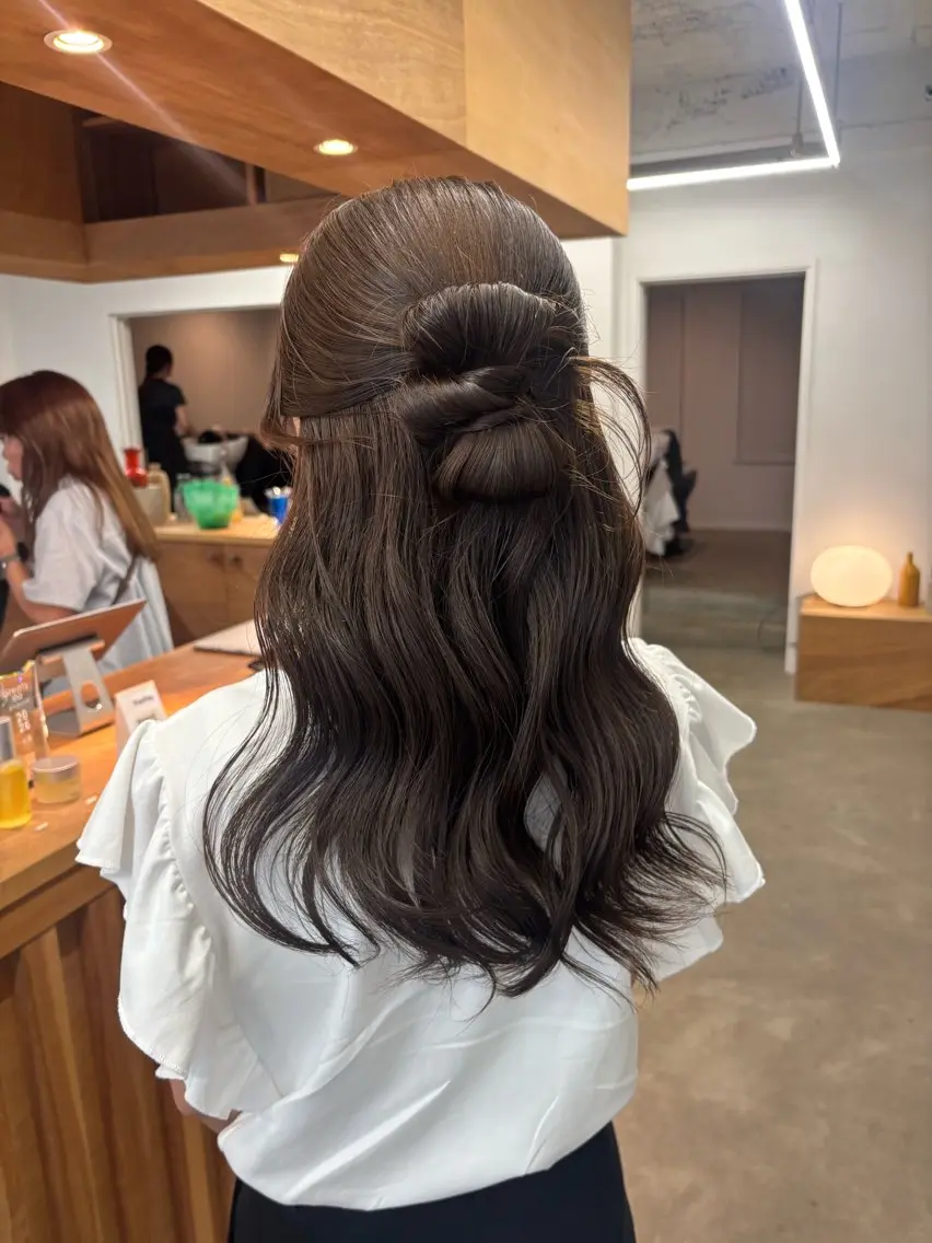 ヘアセット練習モデルの写真