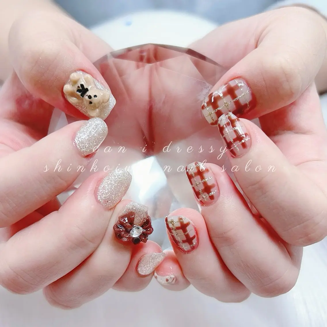 ネイル アートネイル 持ち込み ハンドネイル キャンアイドレッシー 新小岩のネイルデザイン