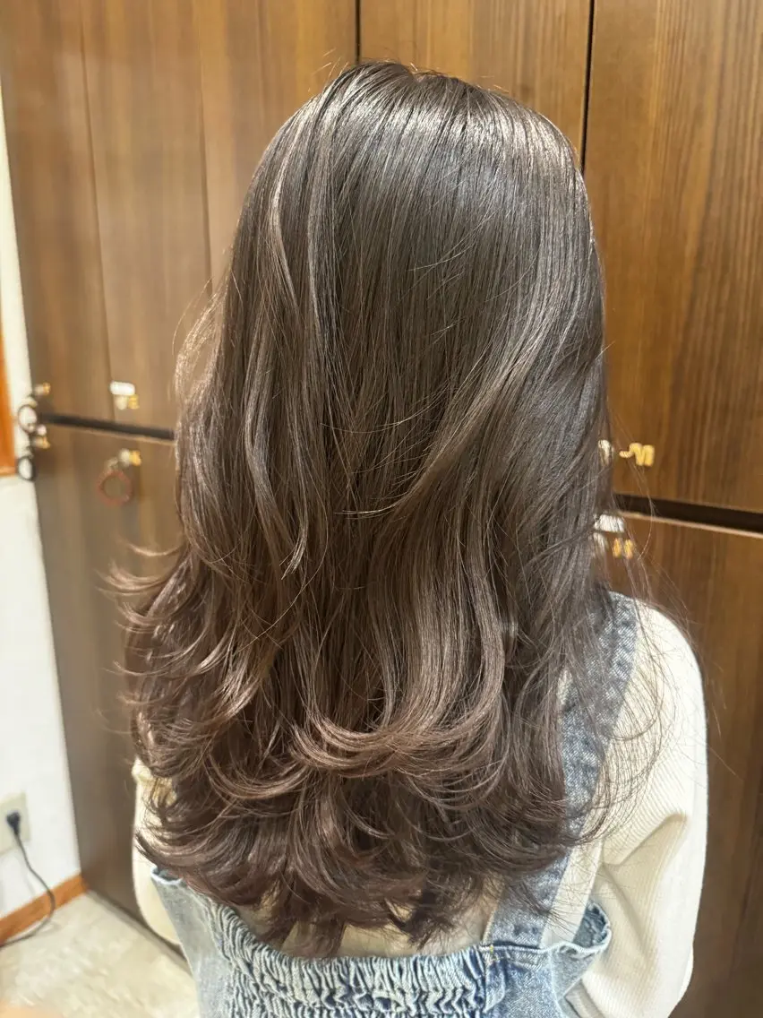 ロング ヘアアレンジ 顔まわりレイヤー レイヤーカット カット トリートメント 🌻井上 マリー🌻のヘアスタイル