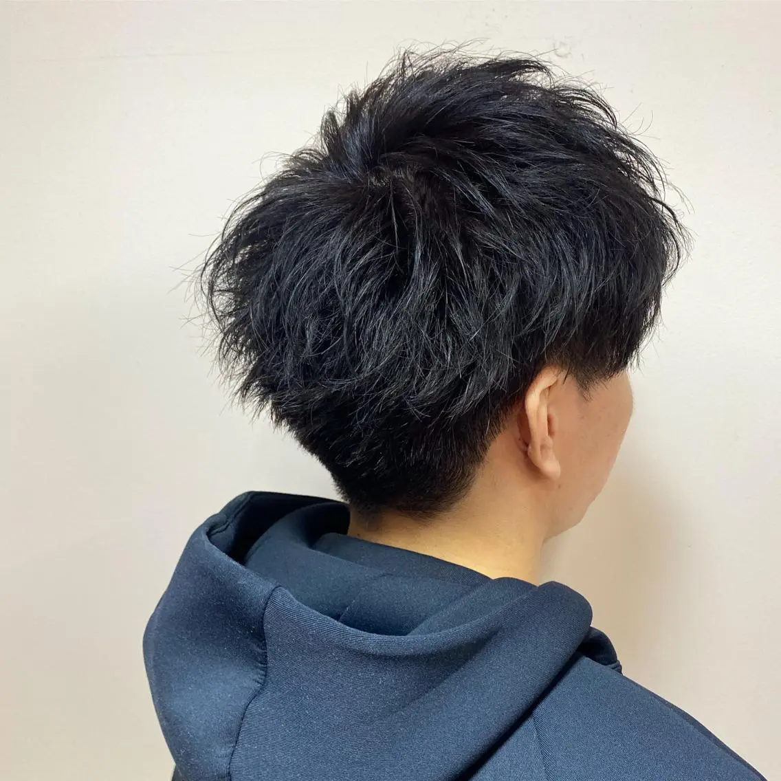 メンズ アップバング 刈り上げ 柏メンズパーマ特化 蛯谷 晃裕のヘアスタイル