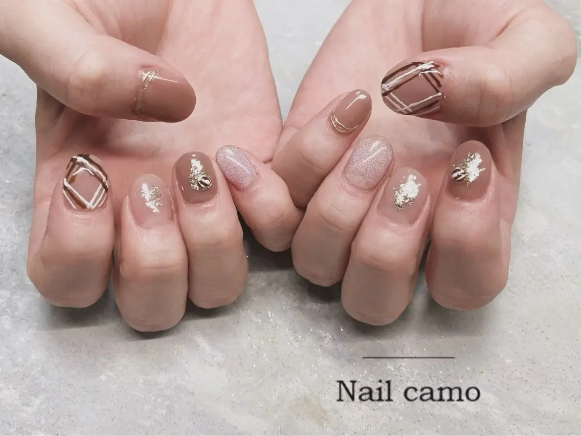 ネイル バレンタイン 🌟Nail camo🌟のネイルデザイン