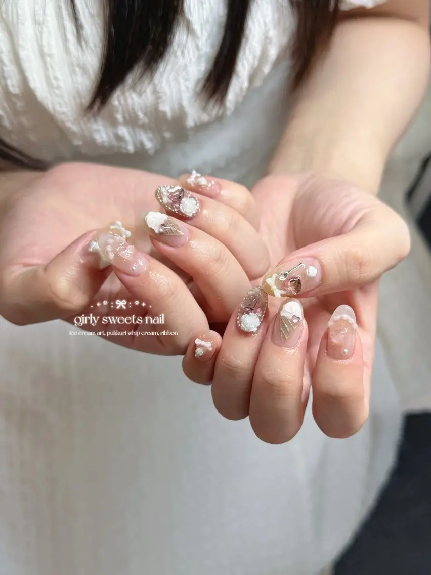 ネイル ハンドネイル nail salon rhuneのネイルデザイン