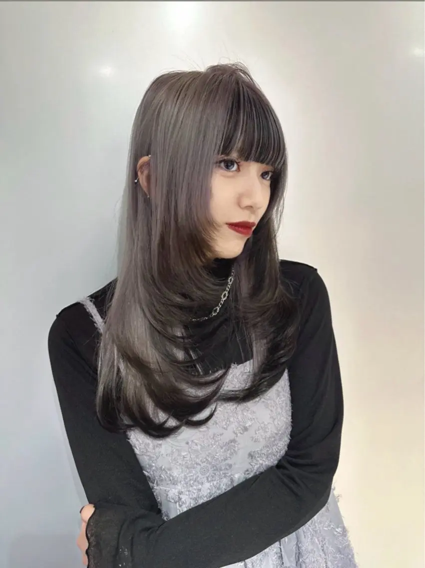セミロング カラー トリートメント 【⭐️レイヤーカット 髪質改善⭐️】長谷川のヘアスタイル