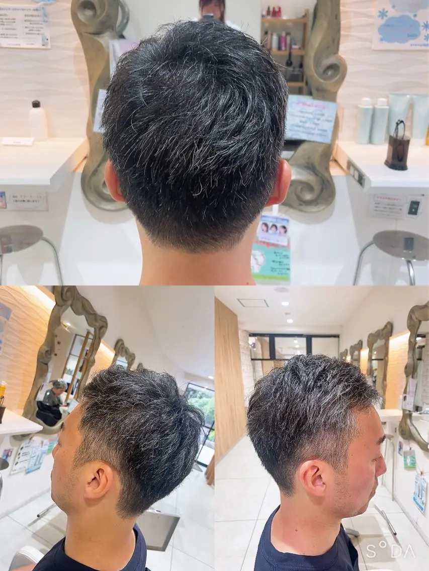 メンズ カット 山本 真緒のヘアスタイル