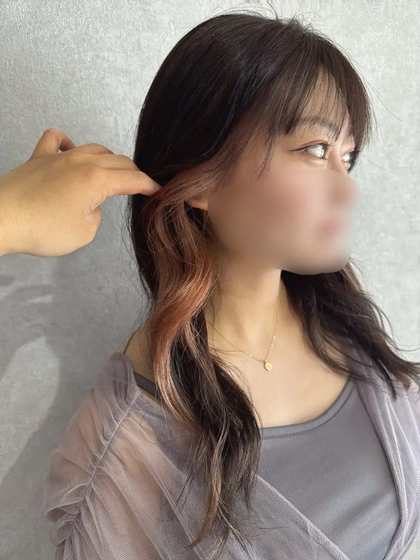 ロング カラー ヘアカラー Bish Yanaのヘアスタイル