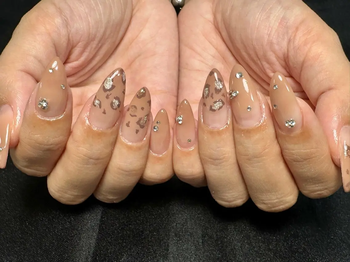 ネイル 持ち込み Nail_ SkyBlue_Jのネイルデザイン