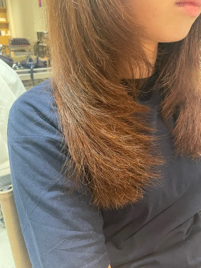 ロング レイヤーカット ✂️岡田 大夢のヘアスタイル