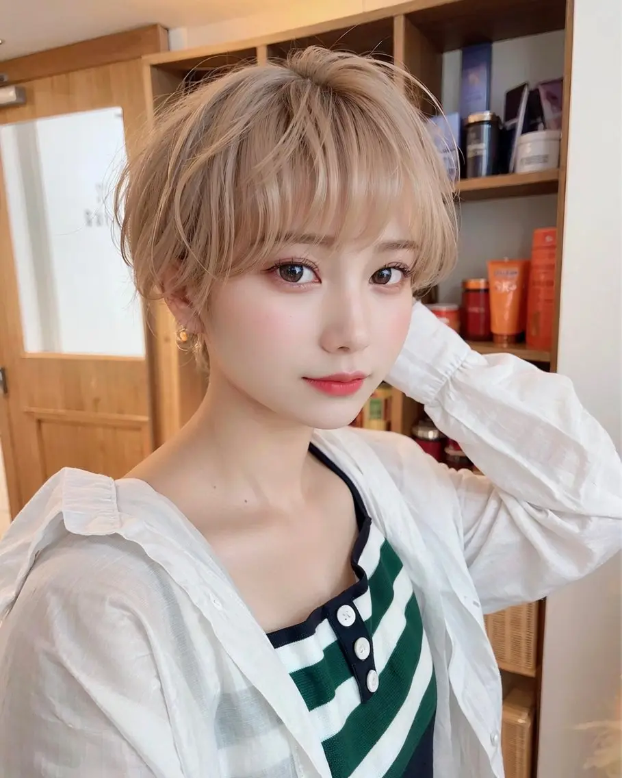 ショート ショートヘア 吉見 健伸のヘアスタイル