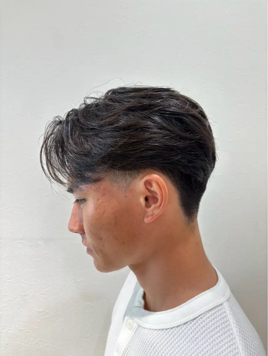 カット ニュアンスパーマ フェザーパーマ 楓河のヘアスタイル