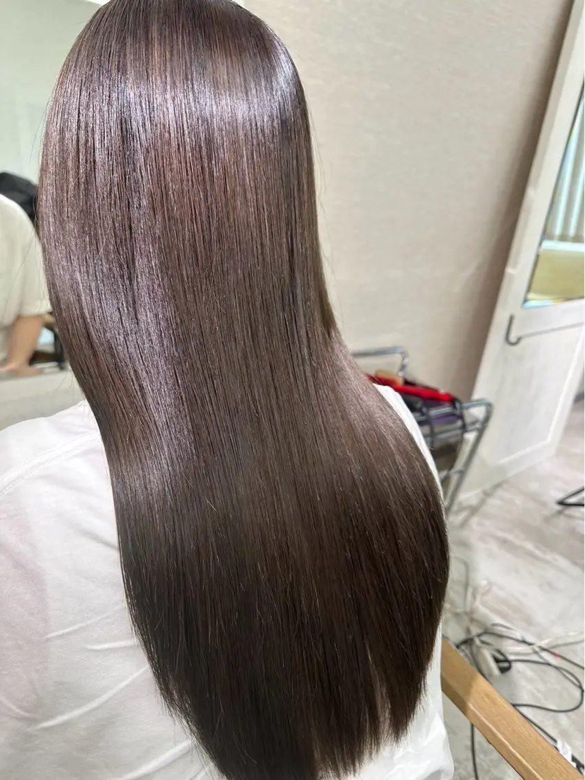 ロング 田中 あいのヘアスタイル