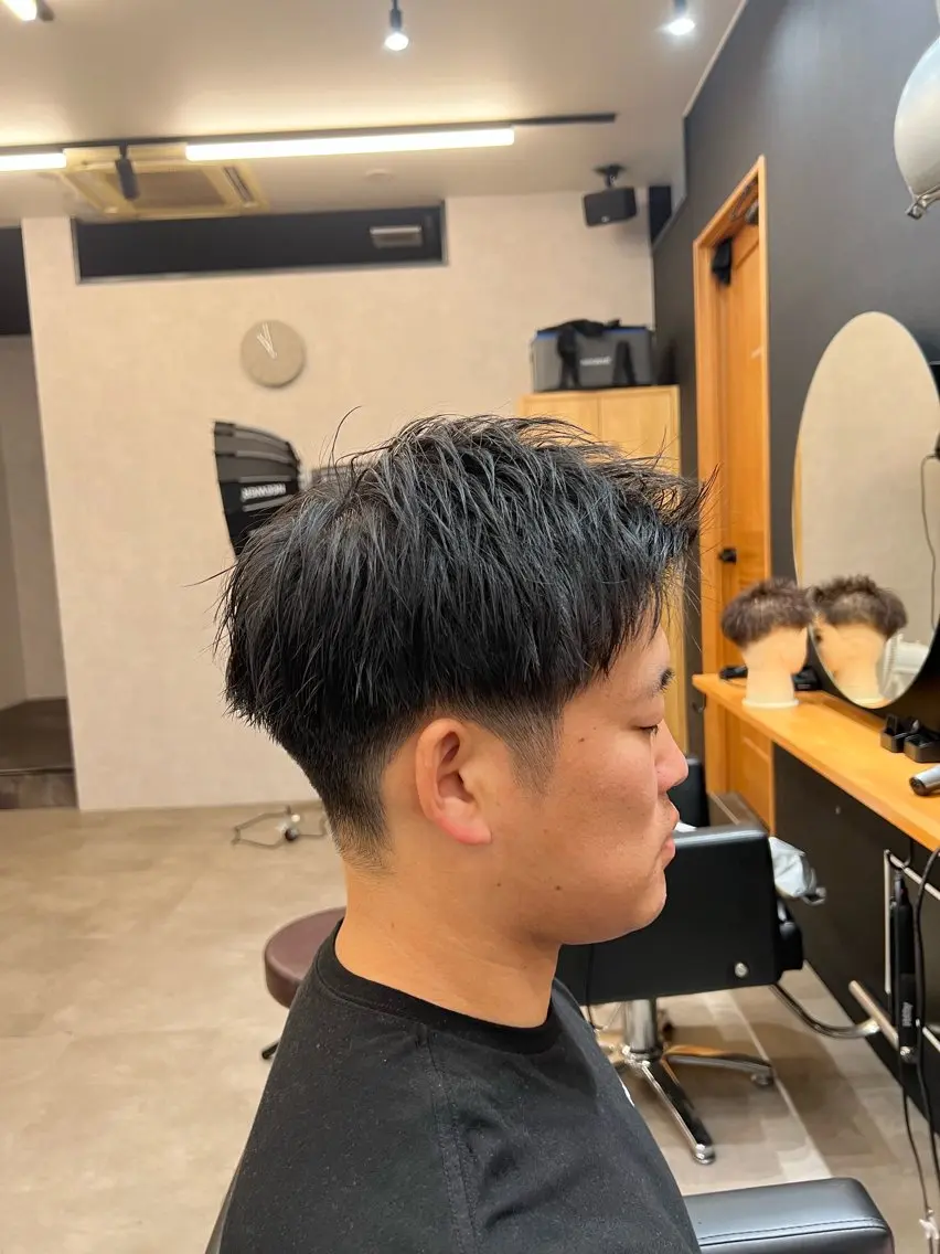 メンズ アップバング メンズ特化🪽 川島豪瑠のヘアスタイル