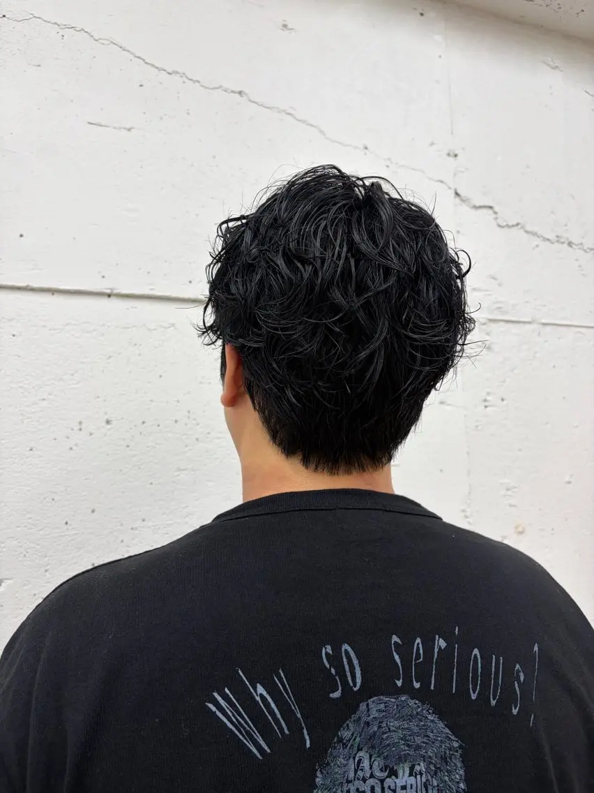 メンズ カット+パーマ⚡️の写真
