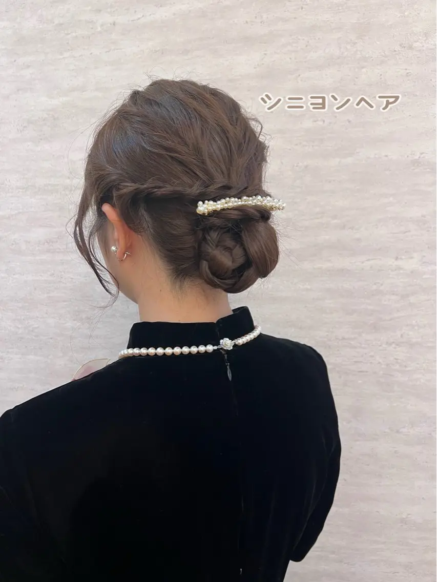 セミロング ヘアアレンジ ヘアセット "今"だけでない美髪 KOTOMIのヘアスタイル