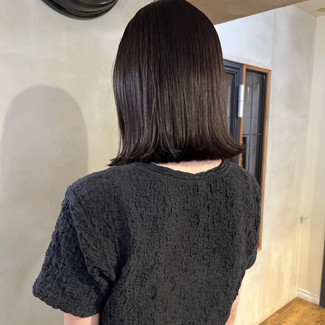 ミディアム カラー ボブ カット ヘアカラー ボブ/顔周りレイヤー carlm:上川美幸のヘアスタイル