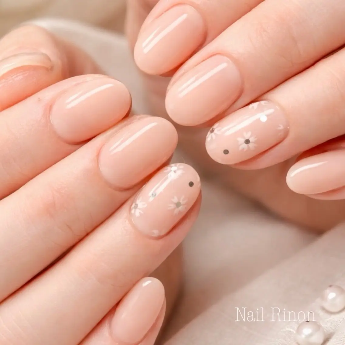ネイル シンプルネイル ハンドネイル Nail Rinonのネイルデザイン