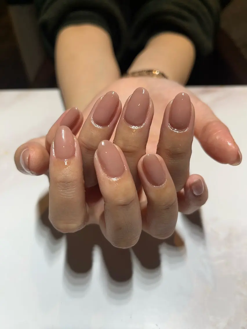 ネイル ワンカラーネイル シンプルネイル RIKA@salon newsproutのネイルデザイン