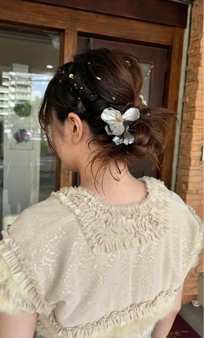 ヘアアレンジ 着付け grand juteのヘアスタイル