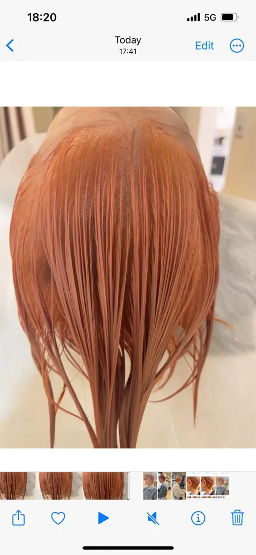 カラー ブリーチ RIO 福岡美容師のヘアスタイル