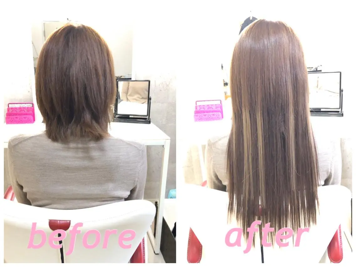 ロング エクステ 🌸ドレスアップ 心斎橋店🌸のヘアスタイル