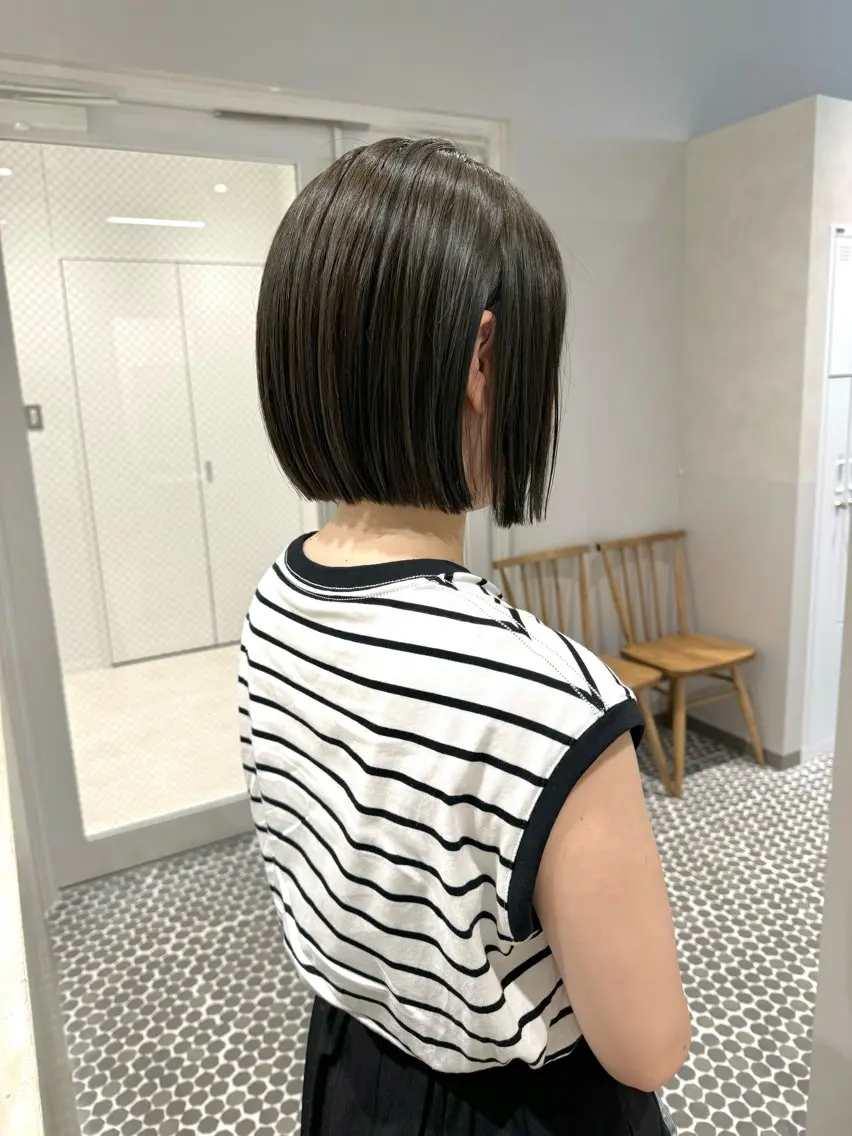 ショート ボブ 透明感カラー✴︎ SAYAKAのヘアスタイル