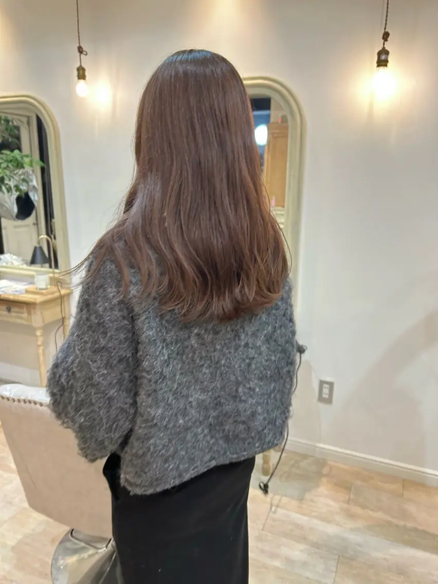ロング サイトウ ミキのヘアスタイル