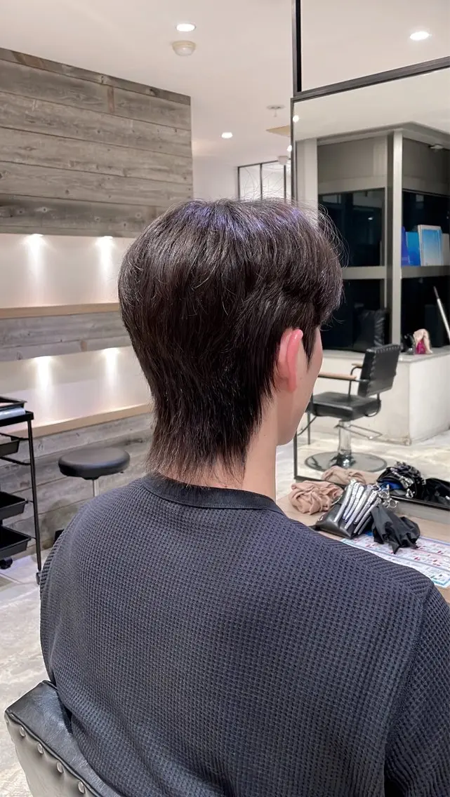 ショート カラー パーマ ヘアアレンジ メンズ カット パーマ 縮毛矯正 ヘアセット パク・ボミン小野リエ 韓国ハーフ🦊のその他イメージ