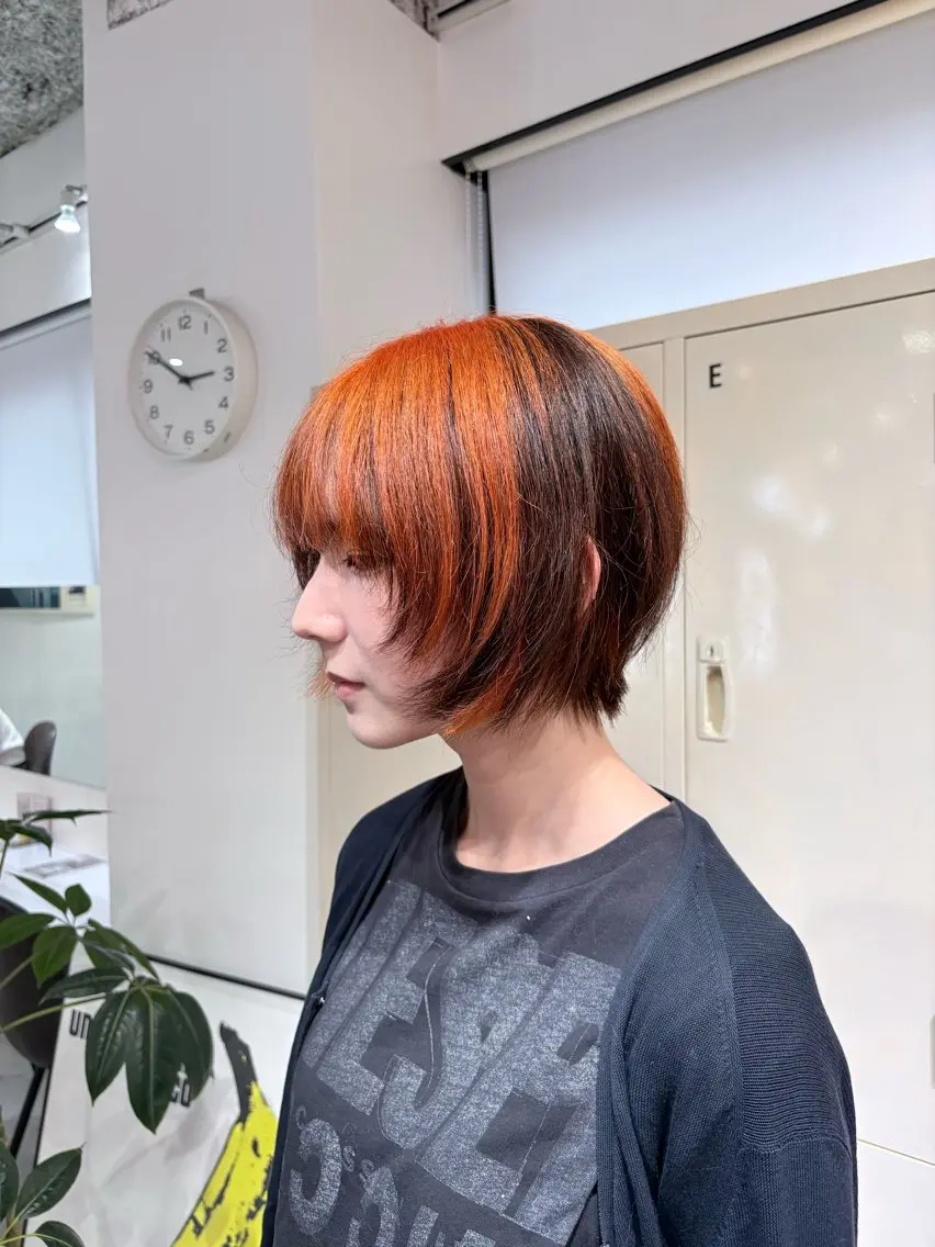 ショート カラー カット ヘアカラー 🧤高明度ハイトーン 🧤莉音のヘアスタイル