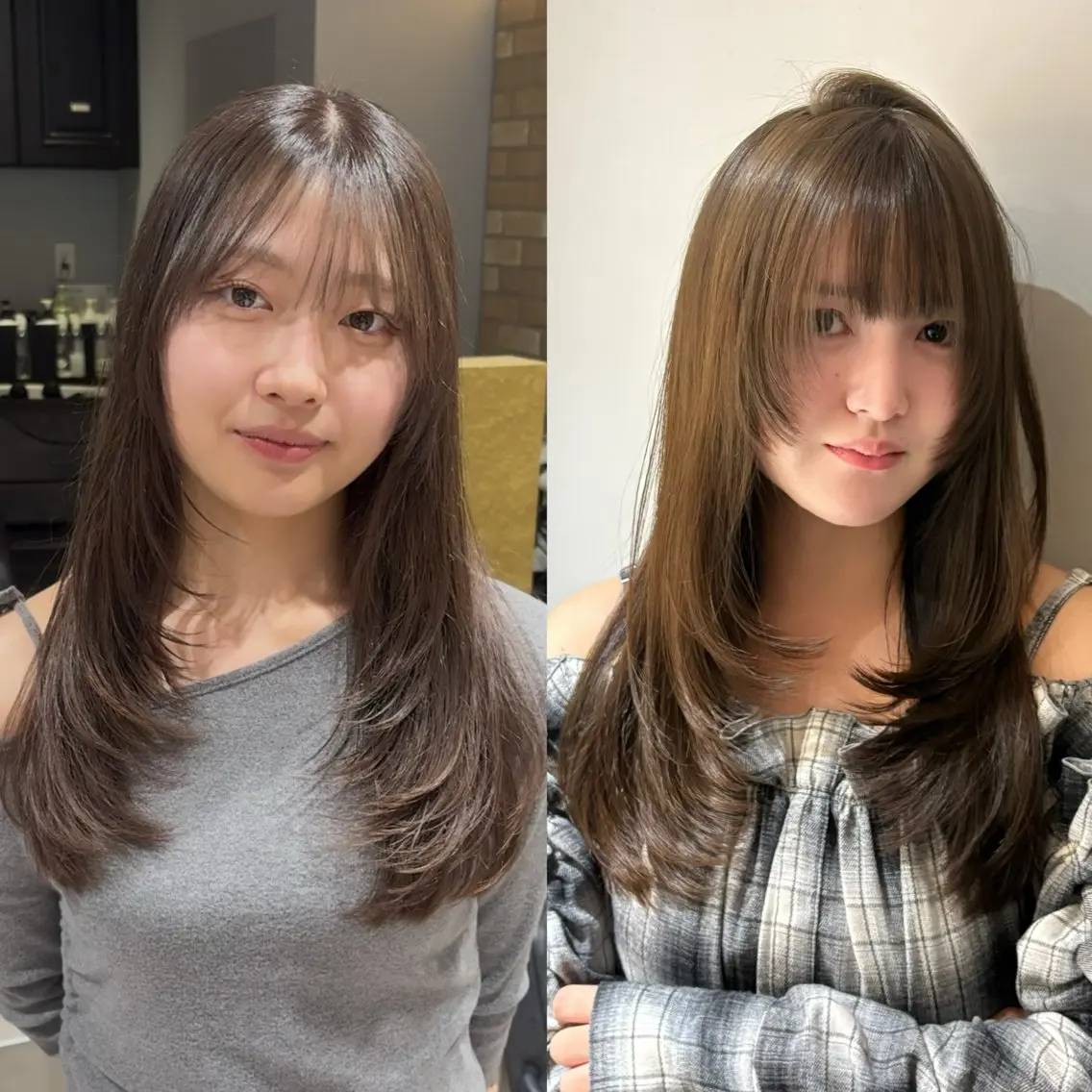 ロング カラー ブリーチ 透明感カラー ブリーチなしカラー オリーブカラー ヘアカラー 🍃オリーブ/透明感 カラー/ shoのヘアスタイル
